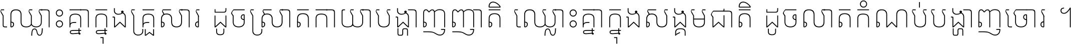 Noto Sans Khmer UI SemiCondensed Thin